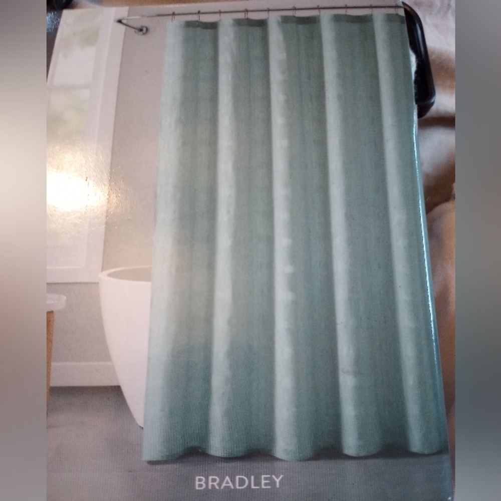VCNew York waffle fabric shower curtain